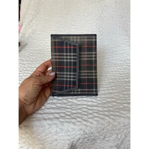 Burberry Navy Passport Cover